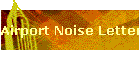 Airport Noise Letter